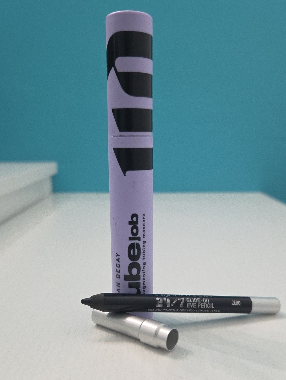 Urban Decay Intense Black Tubejob Mascara with Black Zero Eye Pencil